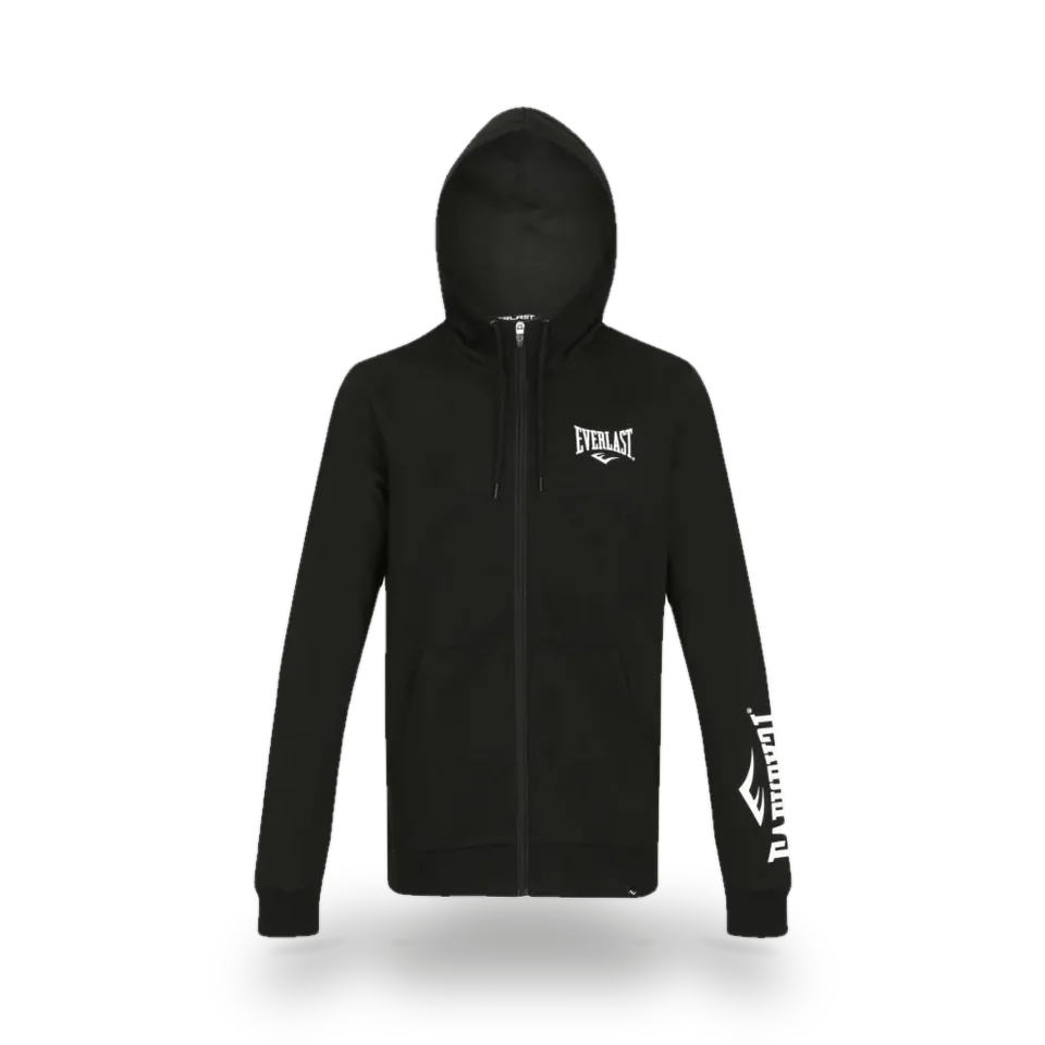 Sweat à capuche zippé Everlast Sulphur, noir