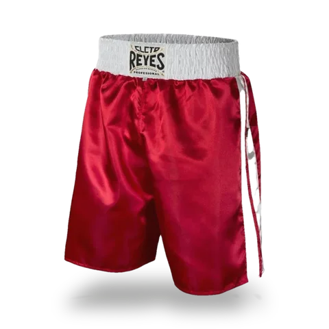 Short de boxe anglaise Cleto Reyes, rouge et blanc