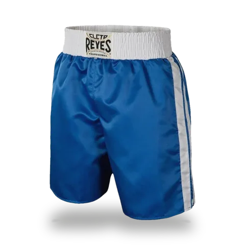 Short de boxe anglaise Cleto Reyes, bleu et blanc