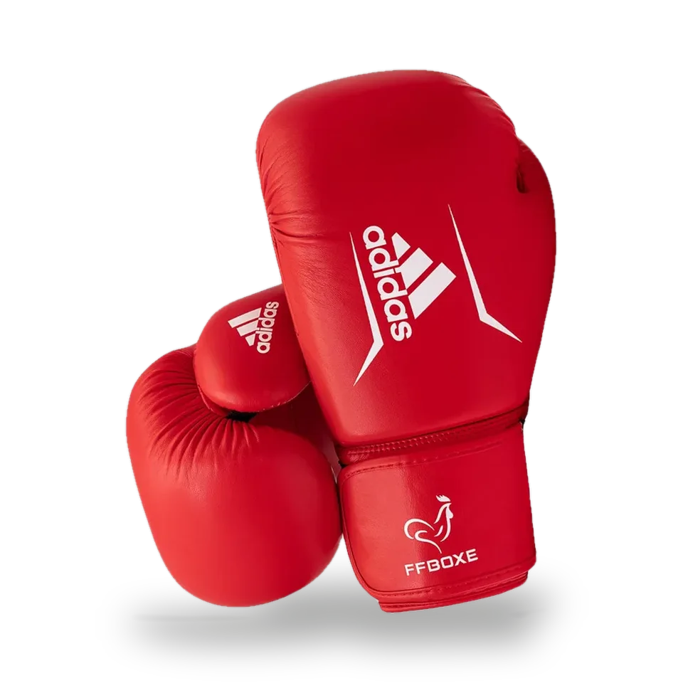 Gants de boxe amateur Adidas Speed, rouge