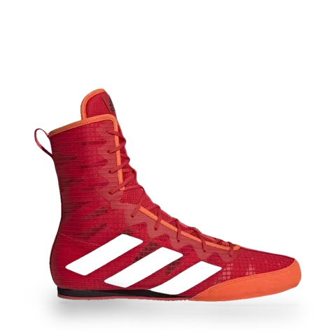 Chaussures Adidas Box Hog 4, rouge et blanc