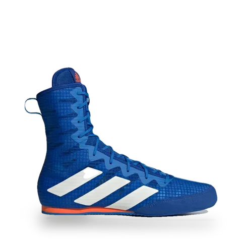 Chaussures Adidas Box Hog 4, bleu et blanc