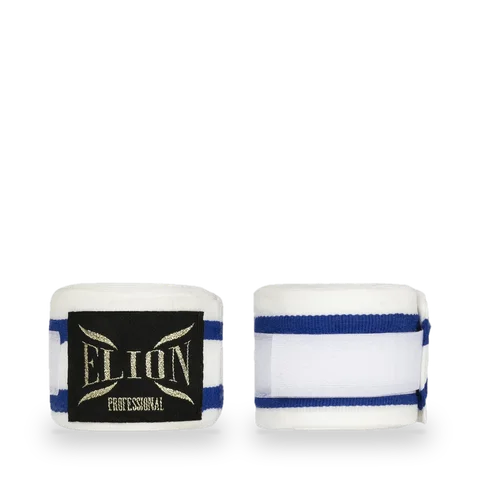 Bandes de boxe Elion 4,5 m, blanc et bleu