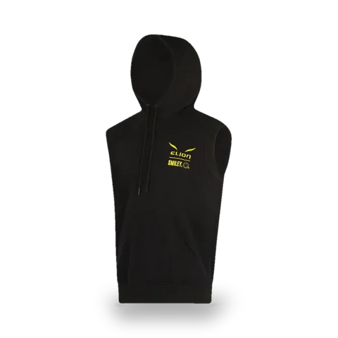 Sweat sans manches Elion × Smiley 50th Anniversary, noir