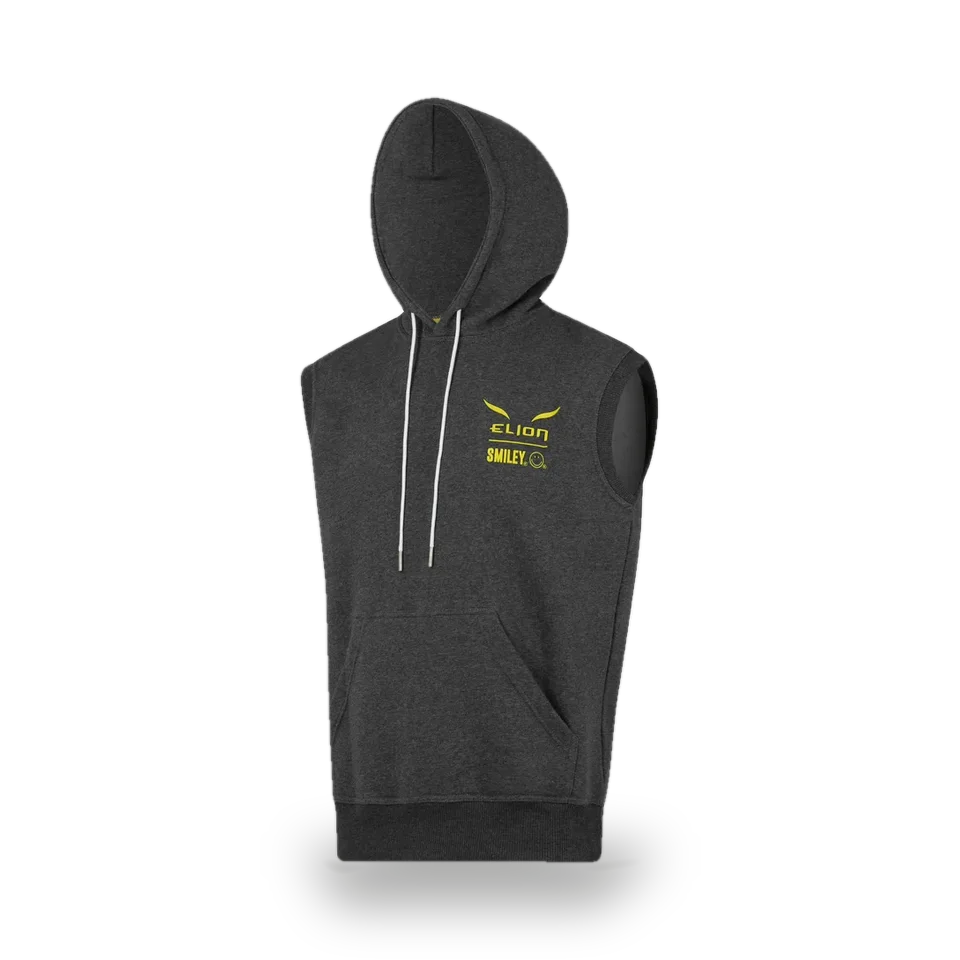 Sweat sans manches Elion × Smiley 50th Anniversary, gris