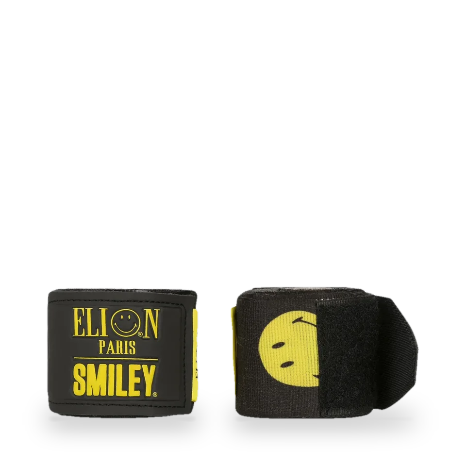 Bandes de boxe Elion × Smiley 50th Anniversary 4,5 m, noir