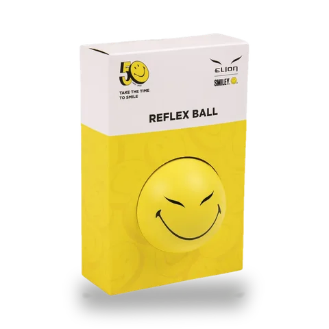 Balle réflexe Elion × Smiley 50th Anniversary, jaune
