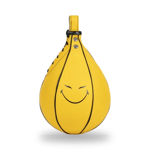 Poire de vitesse Elion × Smiley 50th Anniversary, cuir jaune