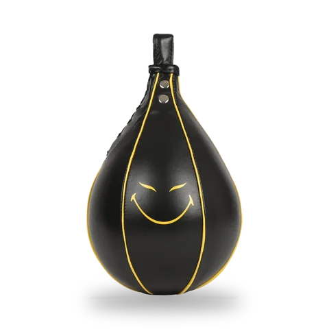 Poire de vitesse Elion × Smiley 50th Anniversary, cuir noir