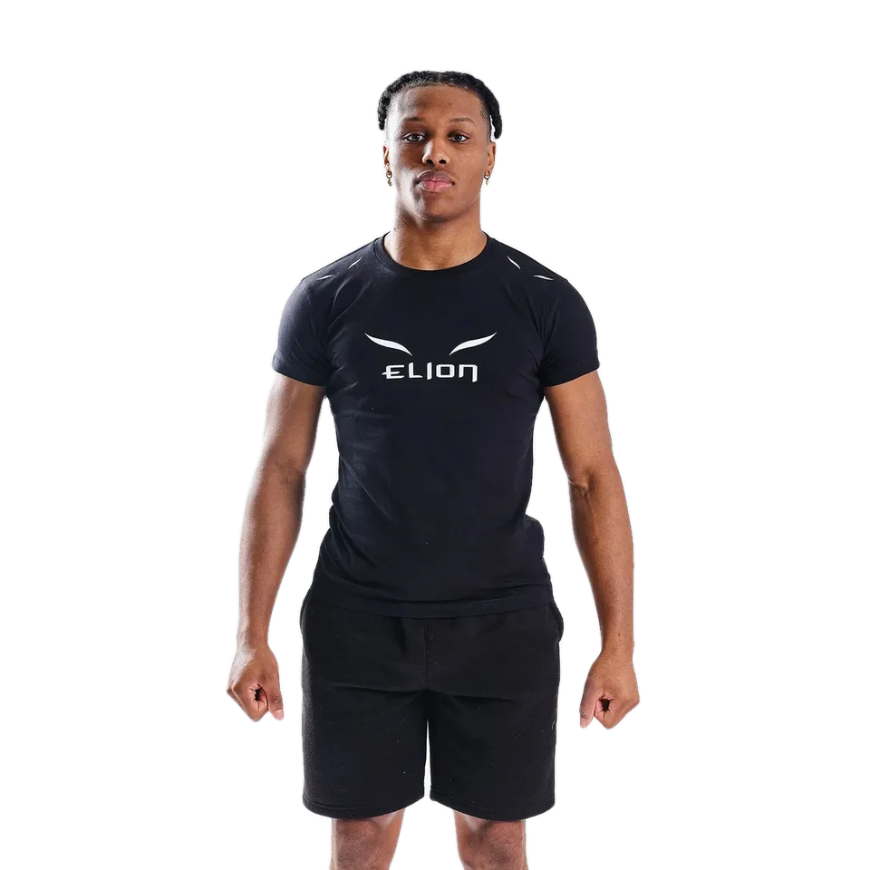 T-shirt Elion Ring Walk, noir et blanc