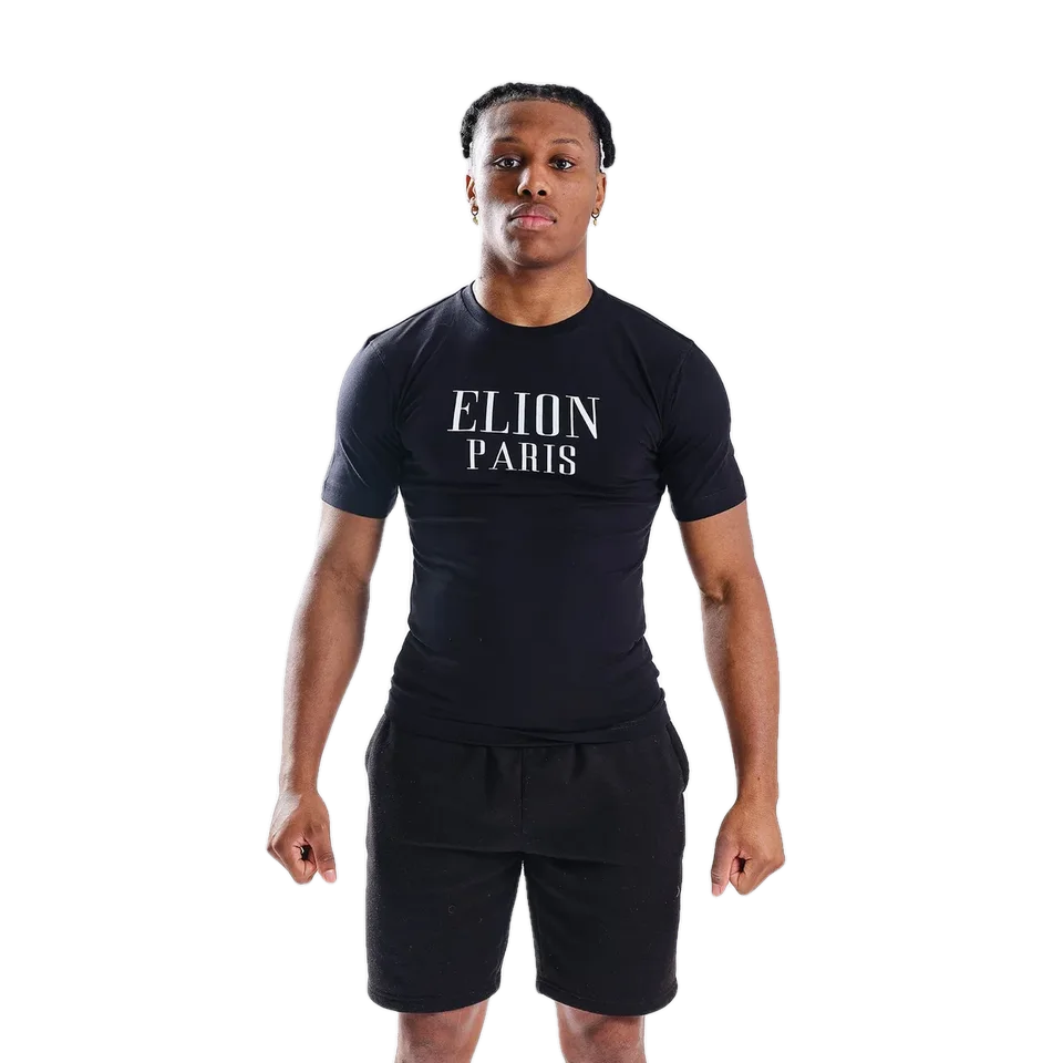 T-shirt Elion, noir et blanc
