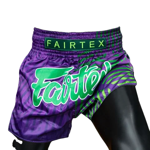 Short de boxe thaï Fairtex Racer, violet