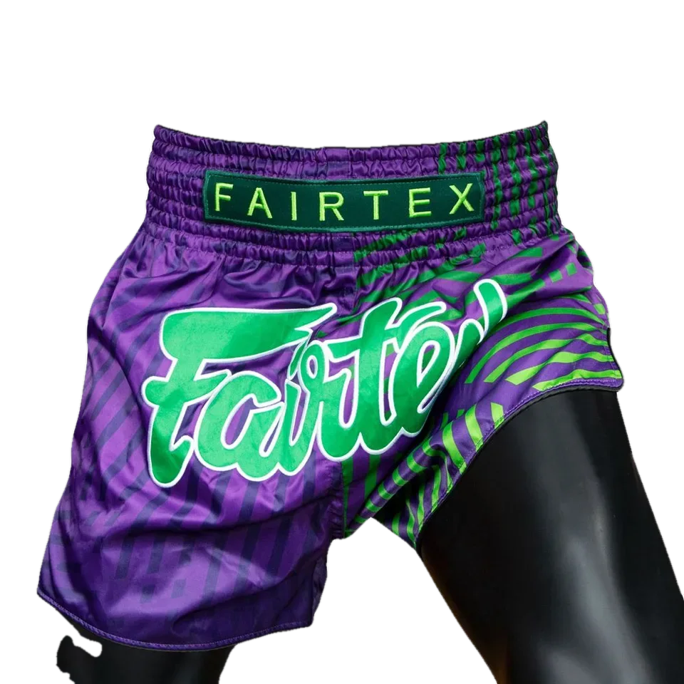 Short de boxe thaï Fairtex Racer, violet
