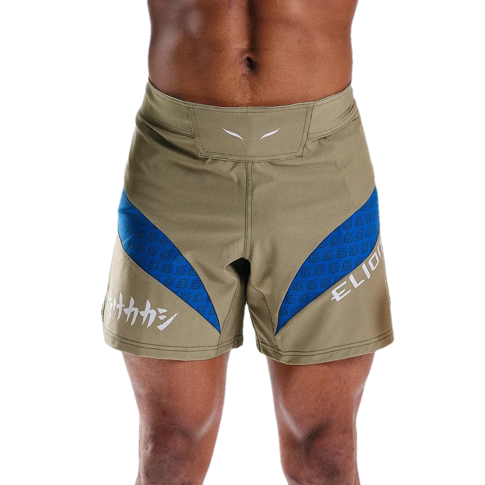Short MMA Naruto × Elion Seyant, Kakashi kaki et bleu