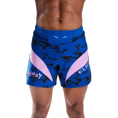 Short MMA Naruto × Elion Seyant, Sasuke bleu et violet