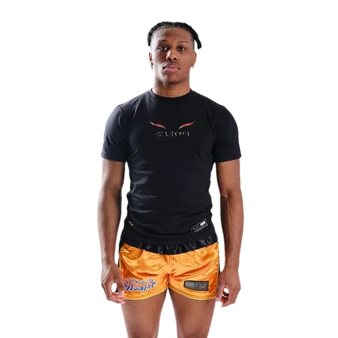 T-shirt Naruto × Elion, Naruto noir et orange