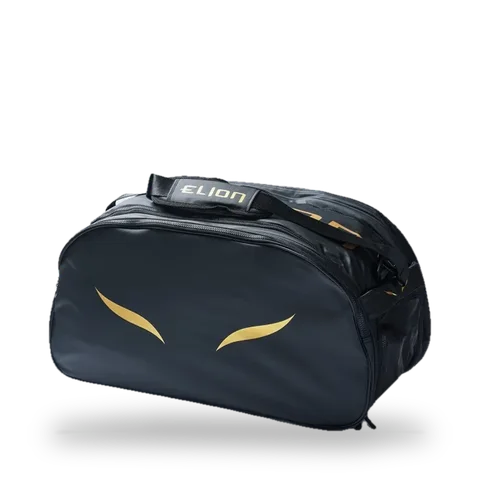 Sac de sport convertible Elion Boost, noir et or