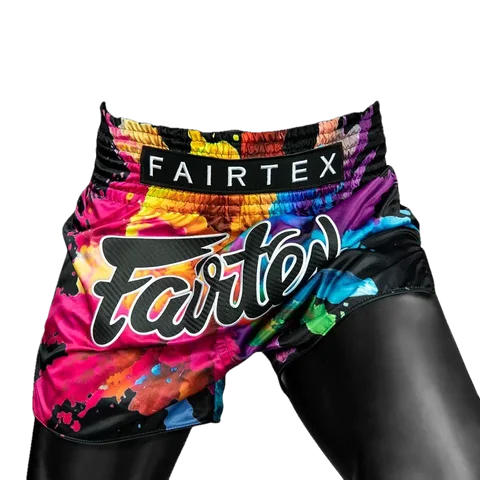 Short de boxe thaï Fairtex Funky Soul, noir