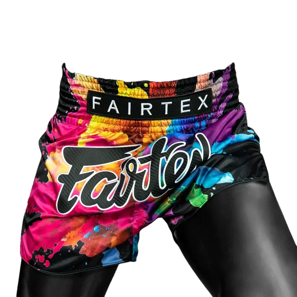 Short de boxe thaï Fairtex Funky Soul, noir
