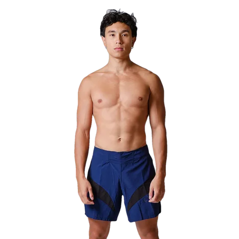 Short MMA Elion Seyant Gladiator, bleu marine et noir