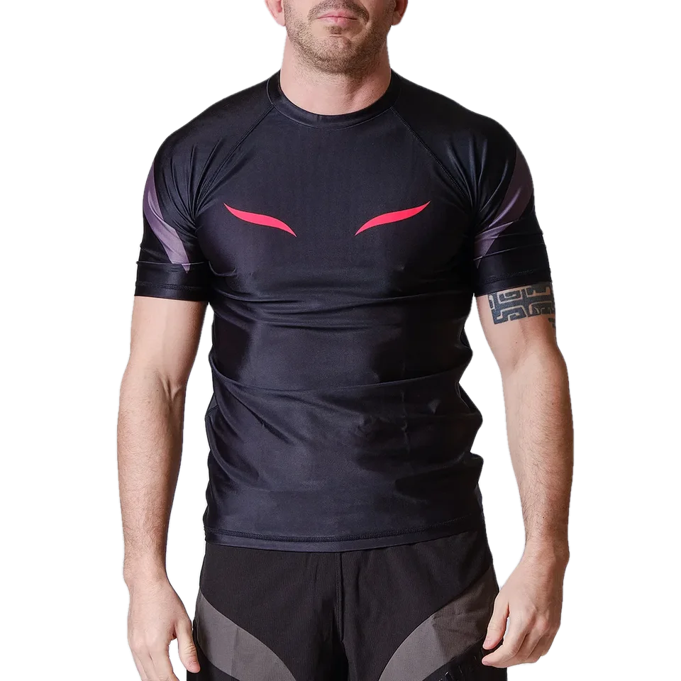 Rashguard Elion JJB Squale manches courtes, noir