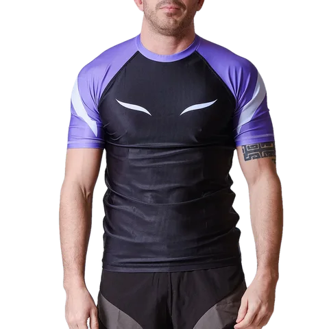 Rashguard Elion JJB Squale manches courtes, violet
