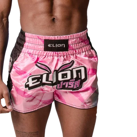 Short de boxe thaï Elion Raja, rose