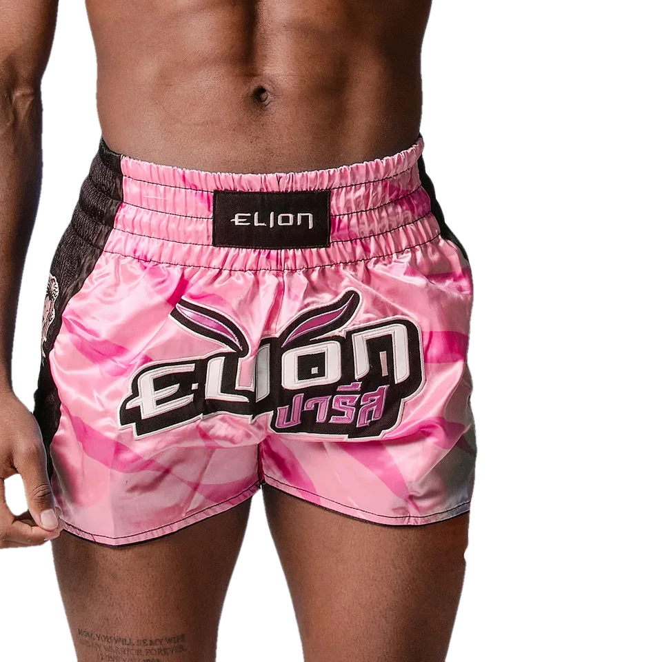 Short de boxe thaï Elion Raja, rose