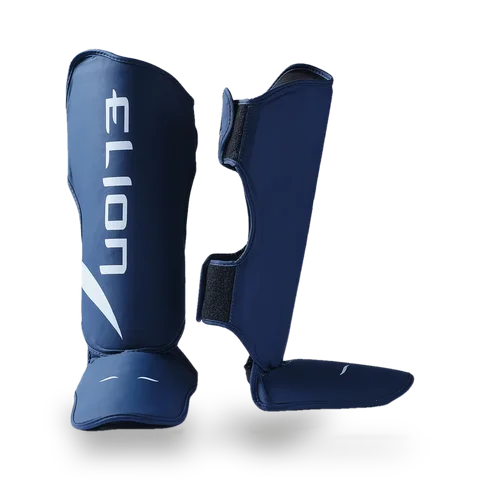 Protège-tibias Elion Extravagant, bleu marine et blanc