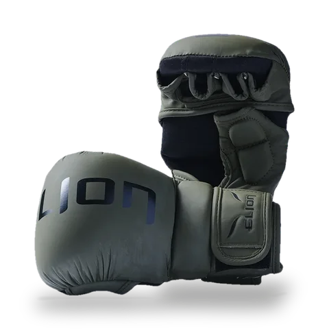 Gants MMA Elion Super Sparring, kaki et noir