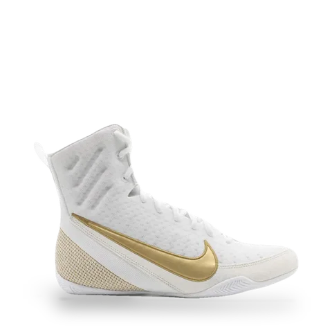 Chaussures Nike Machomai 3, blanc et or