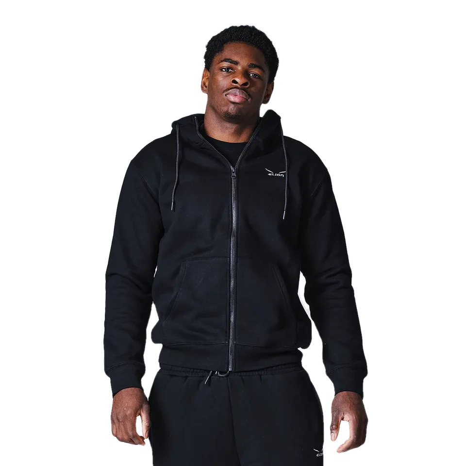 Sweat à capuche Elion Turenne, noir