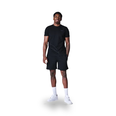 Short de sport Elion Turenne, noir