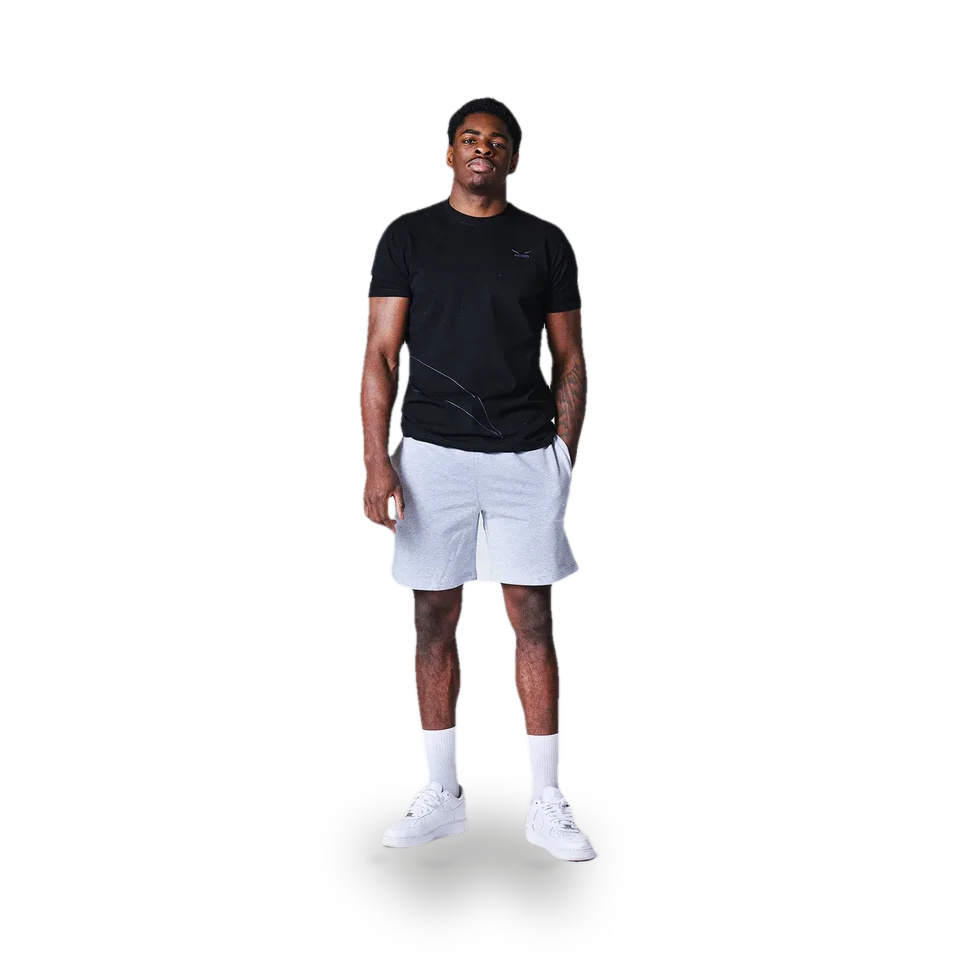 Short de sport Elion Turenne, gris