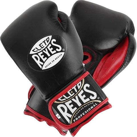 Gants de boxe d’entraînement Cleto Reyes Pro Sparring Re-Design, noir