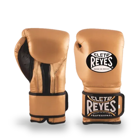 Gants de boxe d’entraînement Cleto Reyes Pro Redesign, or