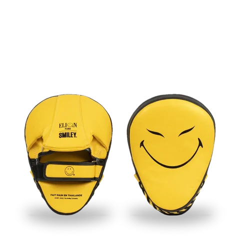 Pattes d’ours Elion × Smiley 50th Anniversary, cuir jaune