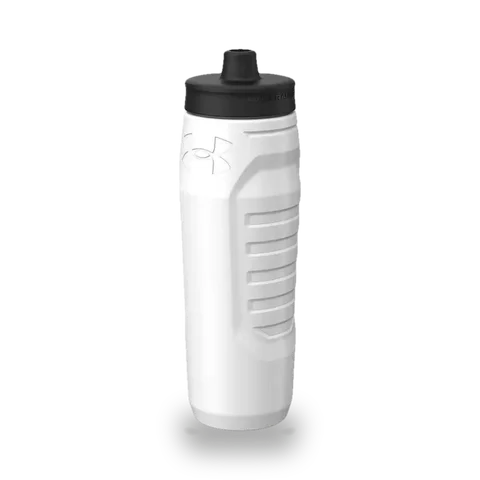 Bouteille Under Armour Squeeze Picth 950 ml, noir et blanc