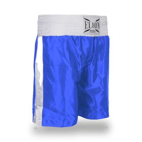 Short de boxe anglaise Elion, bleu, bleu roi et blanc