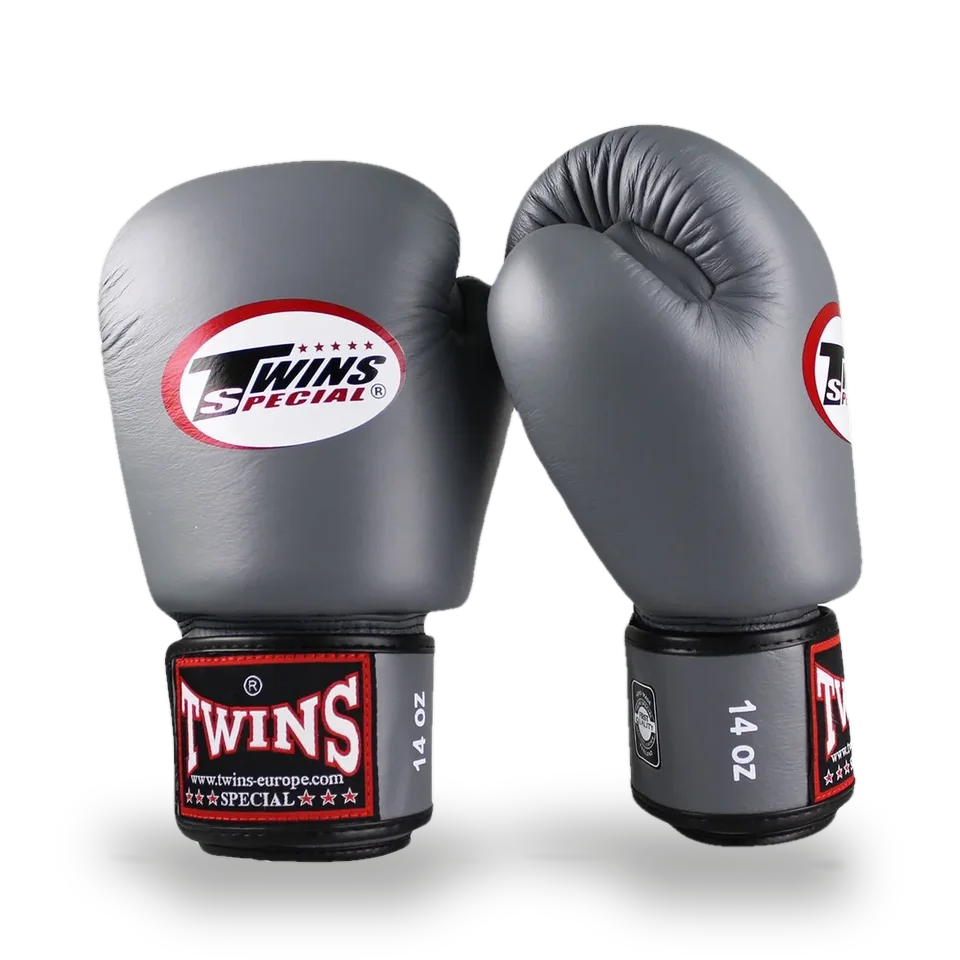 Gants de boxe d’entraînement Twins BGVL3, gris