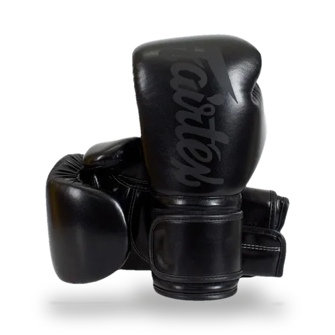 Gants de boxe d’entraînement Fairtex BGV14 Solid Black