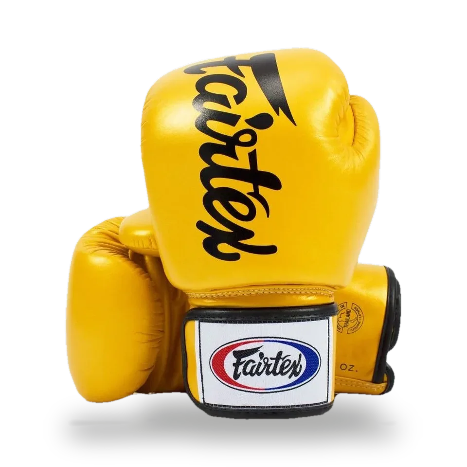 Gants de boxe d’entraînement Fairtex BGV19, or