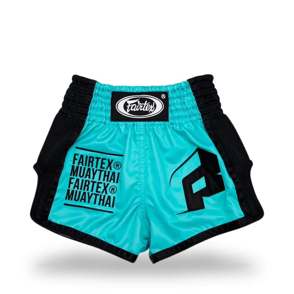 Short de boxe thaï Fairtex, turquoise