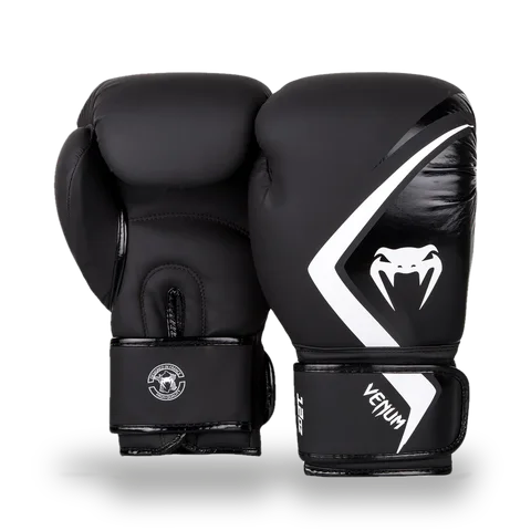 Gants de boxe d’entraînement Venum Contender 2.0, noir et blanc