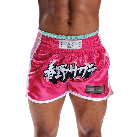 Short de boxe thaï Naruto × Elion, Sakura rose