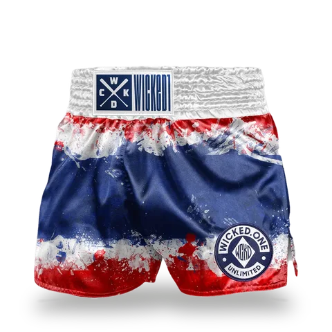 Short de boxe thaï Wicked One Flag