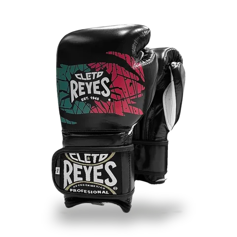 Gants de boxe d’entraînement Cleto Reyes Pro Sparring Mexican, noir