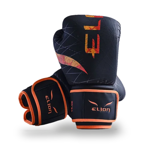 Gants de boxe L’Extravagant One Piece × Elion, Ace noir et orange