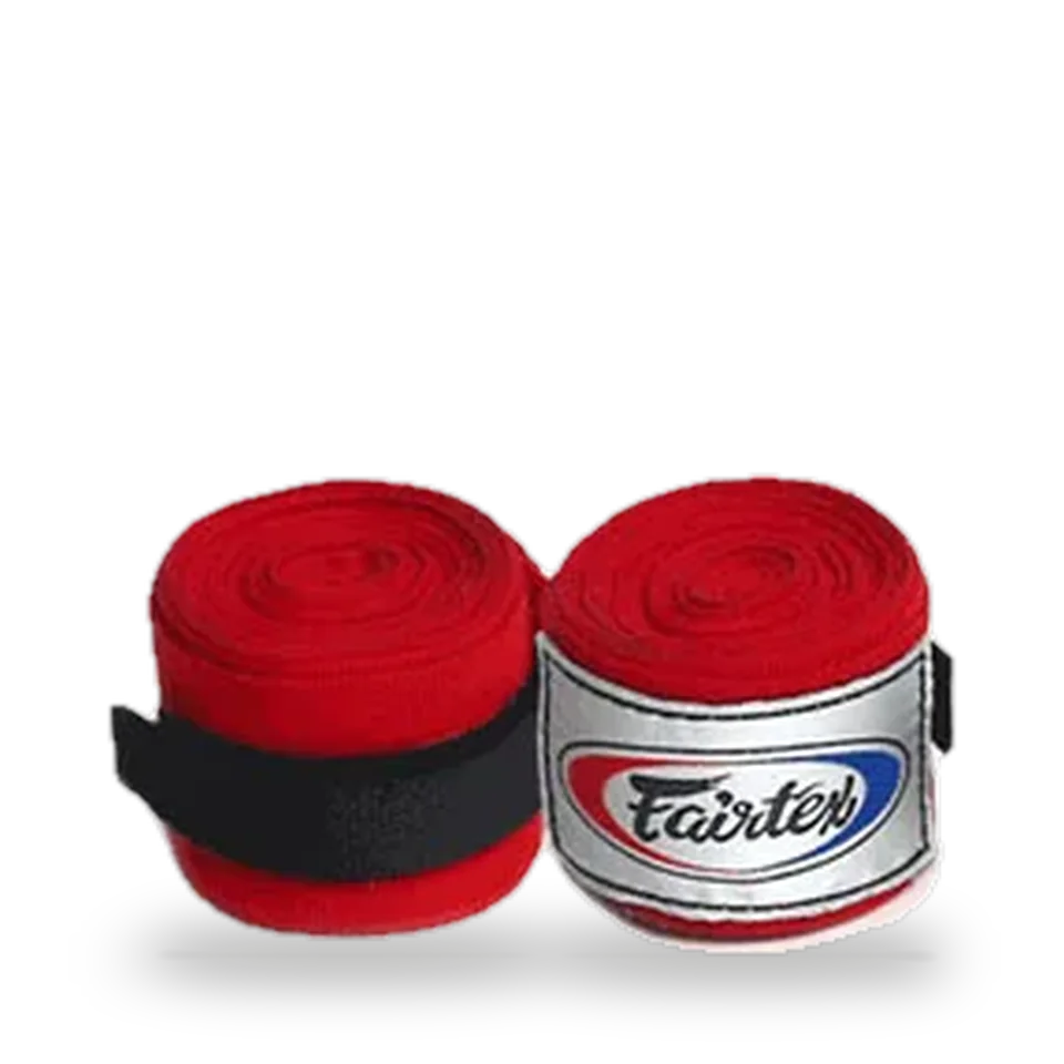 Bandes de boxe Fairtex, rouge