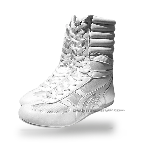 Chaussures Champboxing montante boxe anglaise, blanc